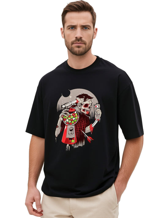 ÖLÜM OVERSİZED UNİSEX T-SHİRT