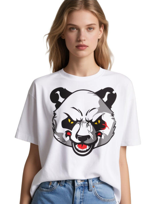 PANDA 2 OVERSİZED UNİSEX T-SHİRT