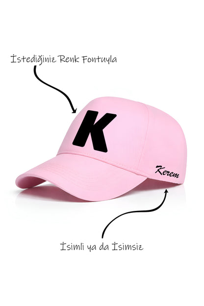 K Harfi Unisex Şapka