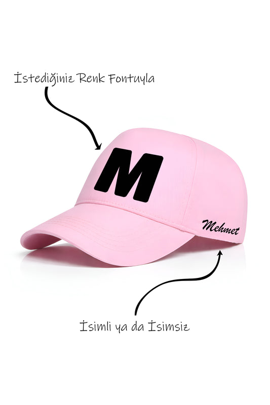 M Harfi Unisex Şapka