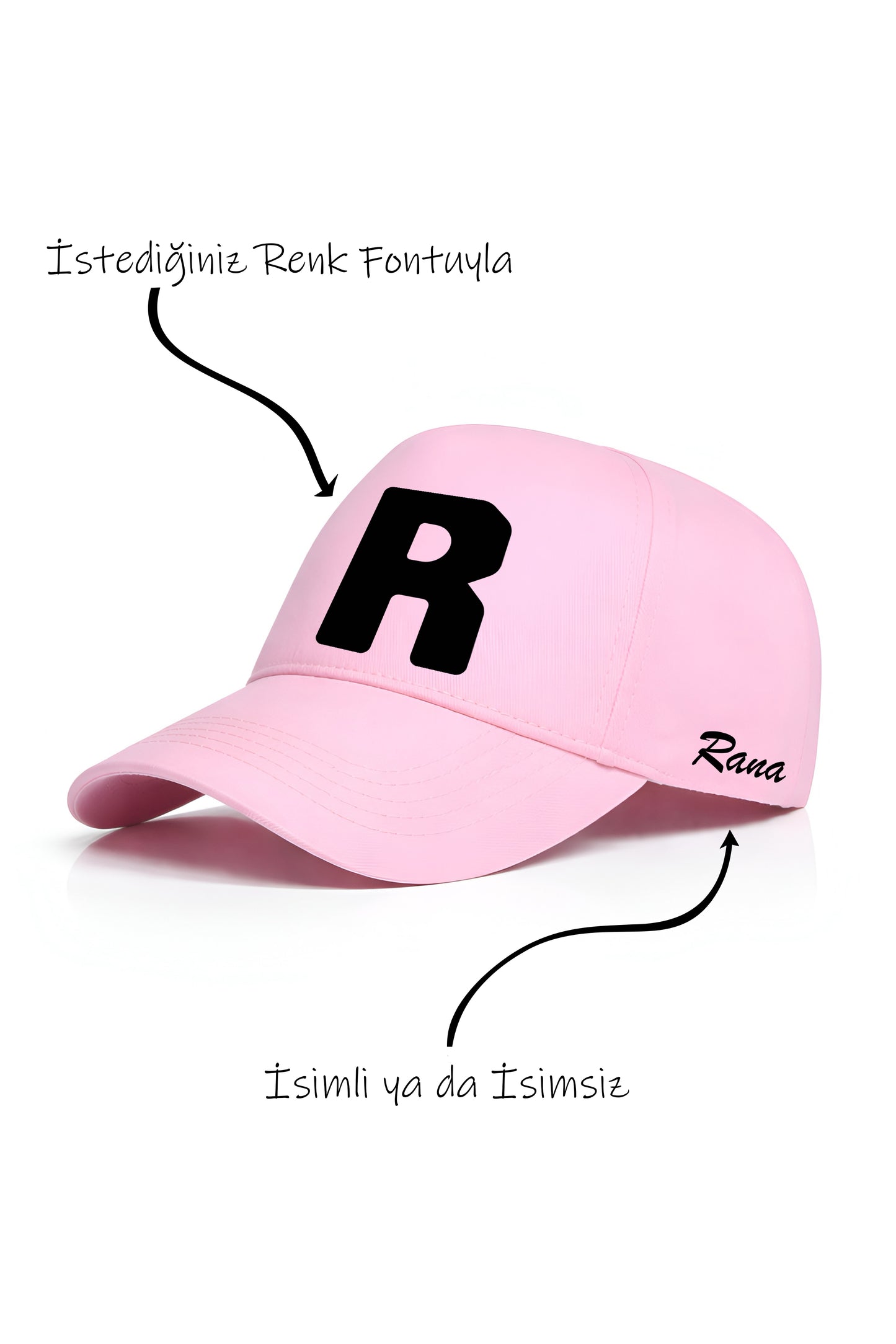 R Harfi Unisex Şapka