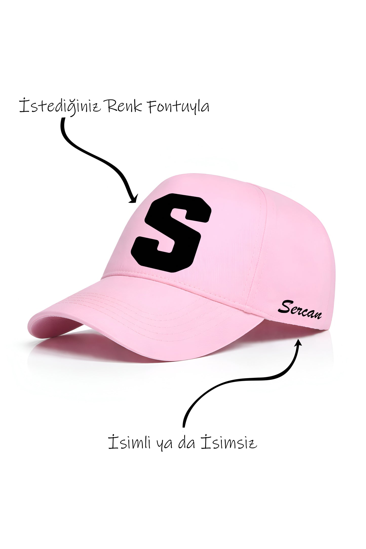 S Harfi Unisex Şapka