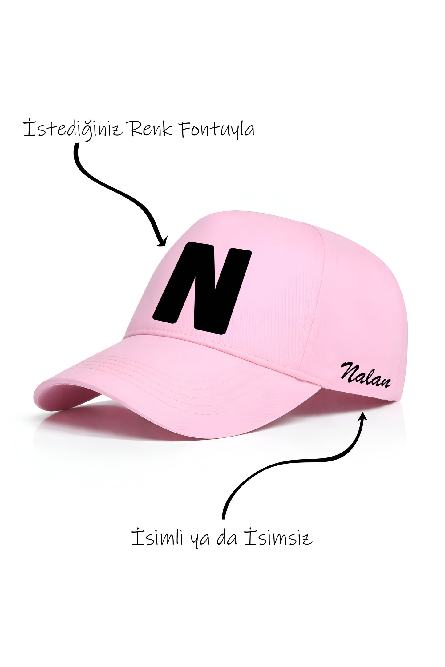 N Harfi Unisex Şapka
