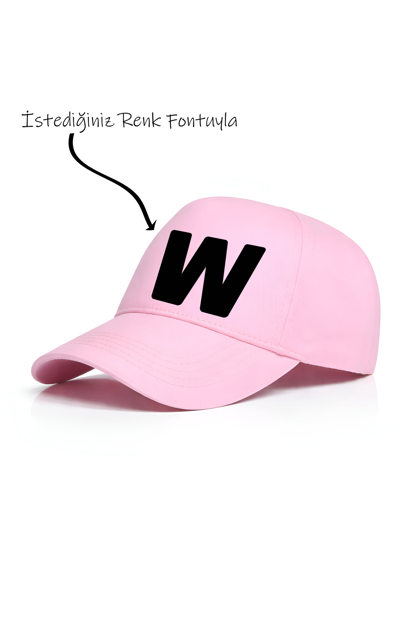 W Harfi Unisex Şapka