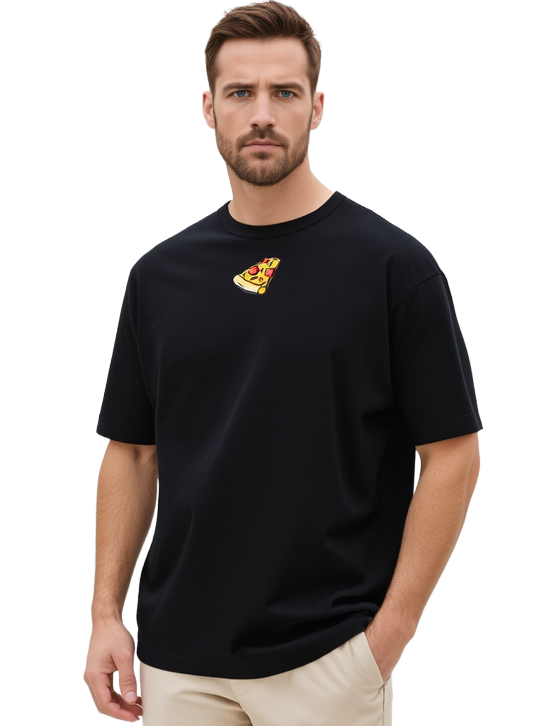 PİZZA OVERSİZED UNİSEX T-SHİRT