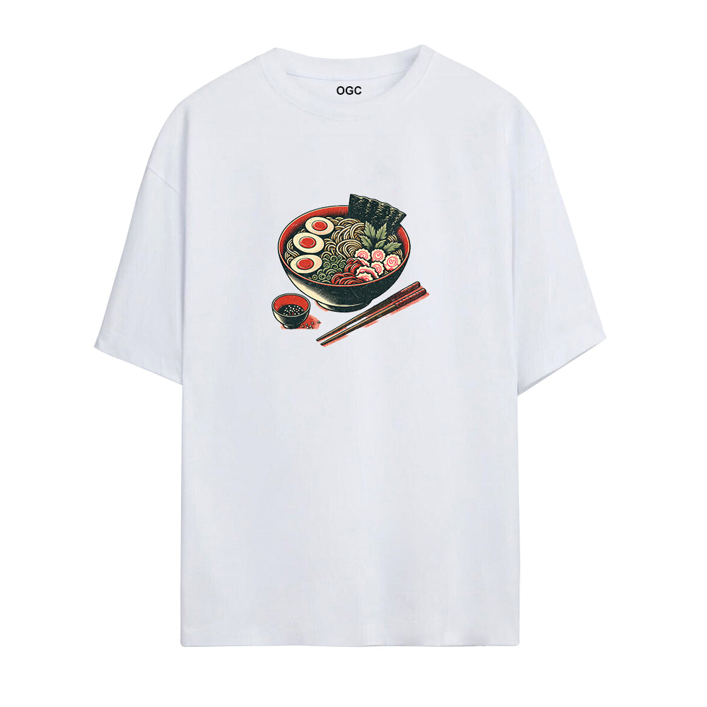 RAMEN OVERSİZED UNİSEX T-SHİRT