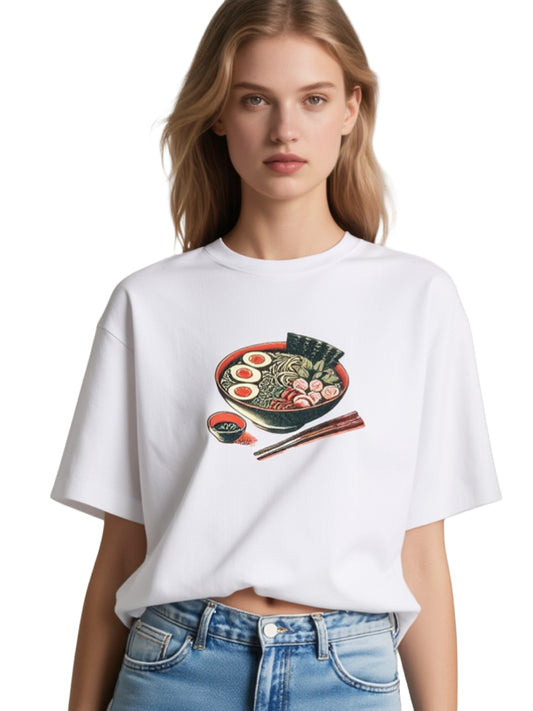RAMEN OVERSİZED UNİSEX T-SHİRT