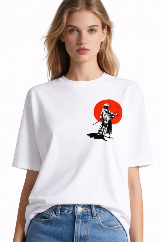 SAMURAİ OVERSİZED UNİSEX T-SHİRT