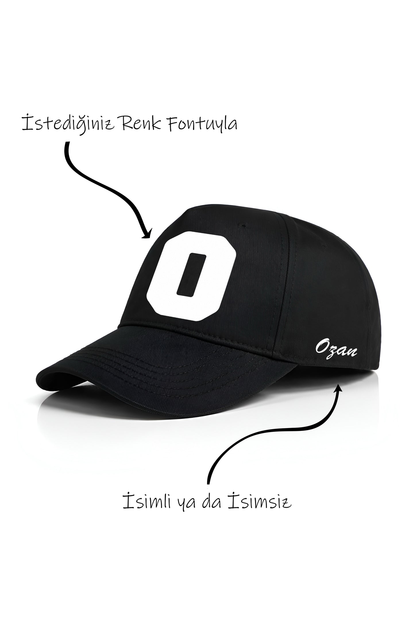 O Harfi Unisex Şapka
