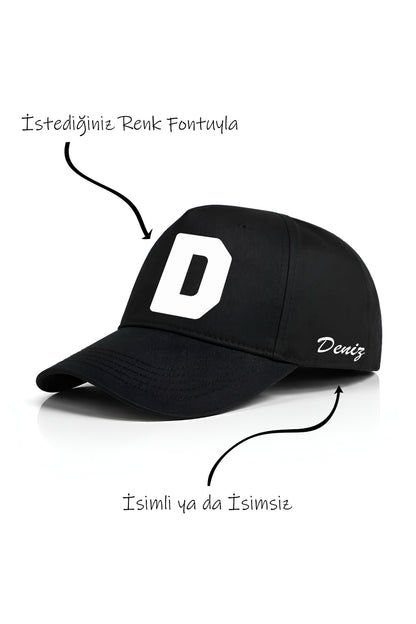 D Harfi Unisex Şapka