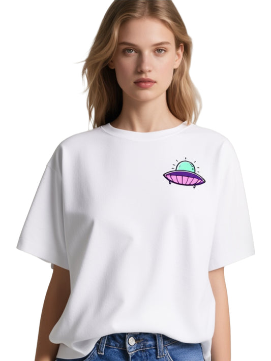 UFO OVERSİZED UNİSEX T-SHİRT
