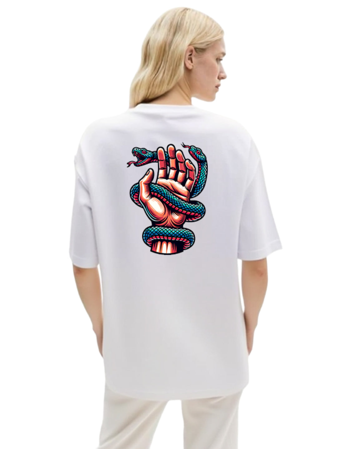 SNAKE OVERSIZED UNISEX T-SHIRT